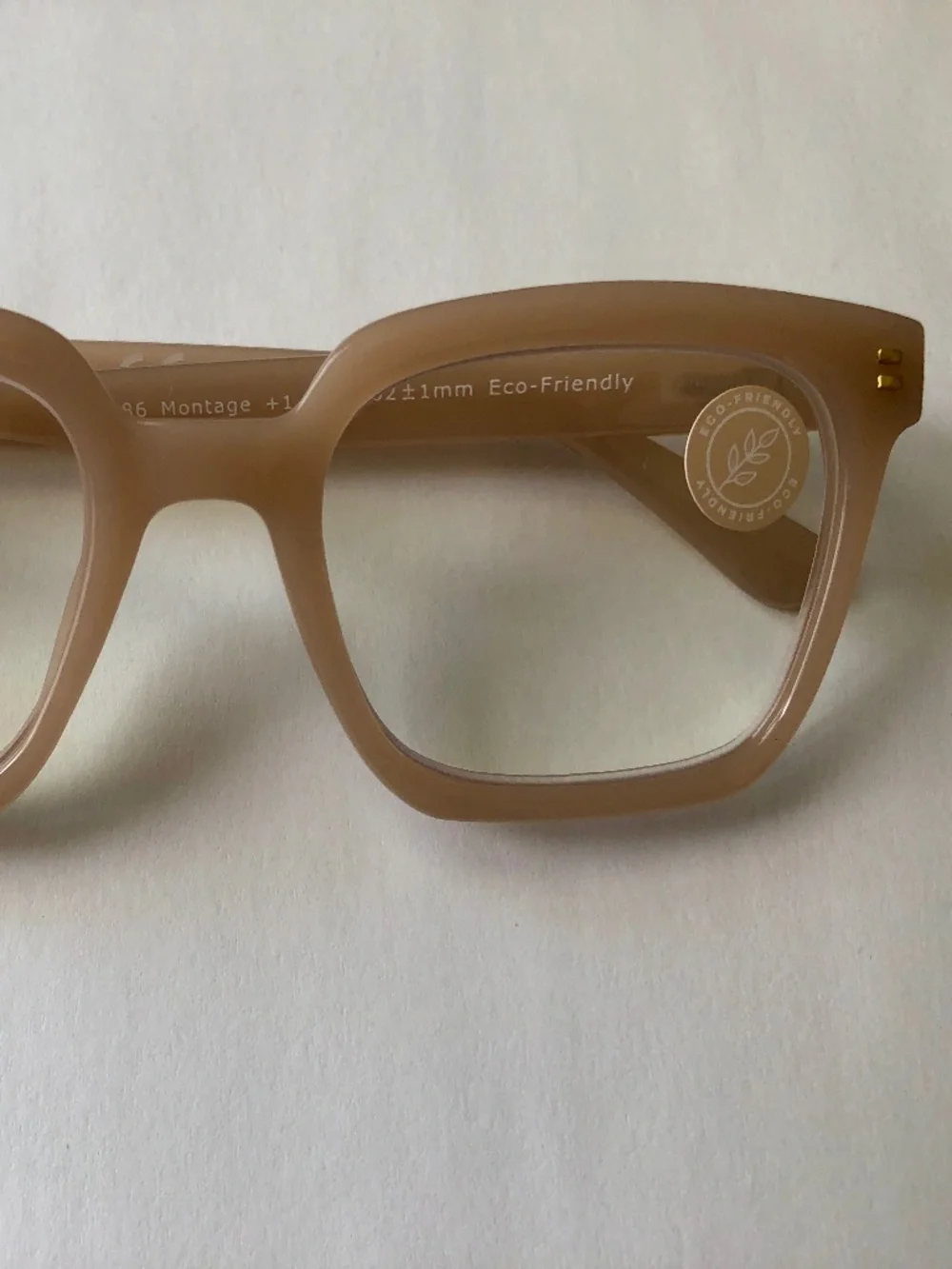 New from Anthropologie Peepers Beige Montage Blue Light Filter Readers +1.00